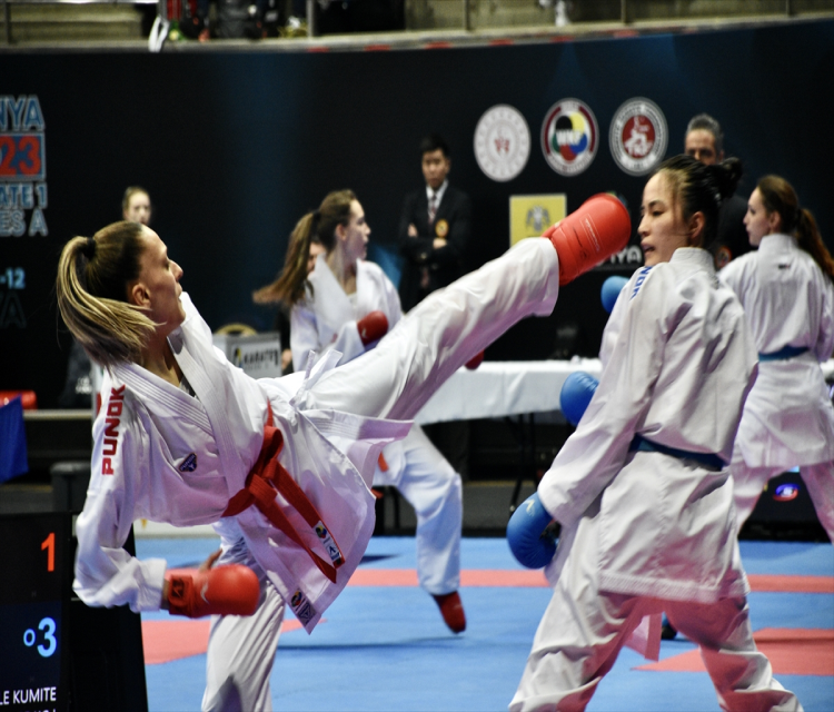 Karate 1 A Serisi Konya'da ikinci gün müsabakalariyla devam ettiHavva Dereagzi