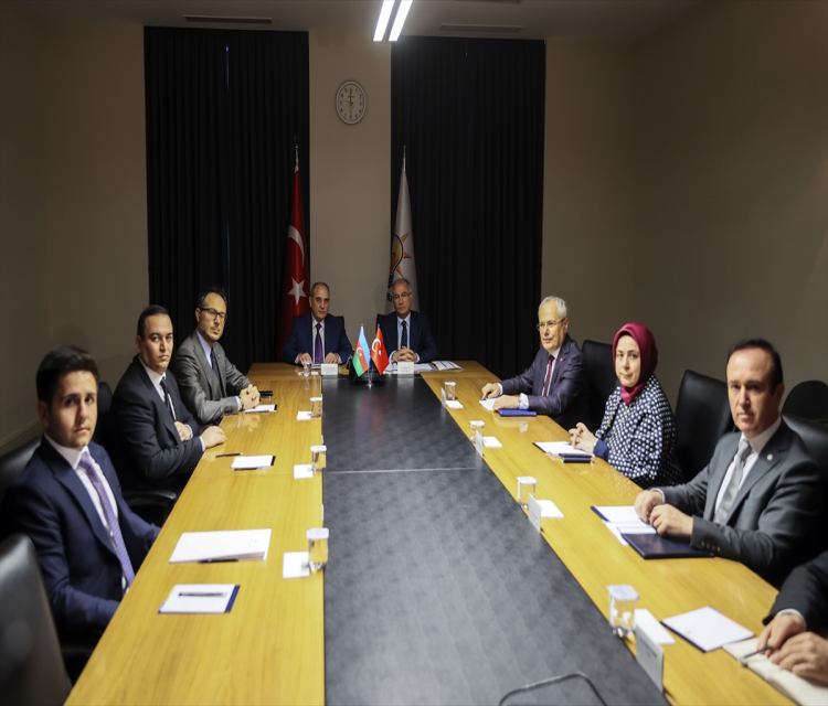 Yeni Azerbaycan Partisi heyeti, AK Parti Genel Baskan Yardimcisi Ala'yi ziyaret ettiMehmet Tosun