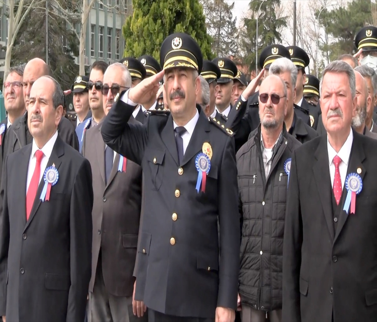 Konya ve çevre illerde Türk Polis Teskilatinin 178. kurulus yil dönümü kutlandiCanan Tükelay,Mehmet Çetin,Basir Gülüm