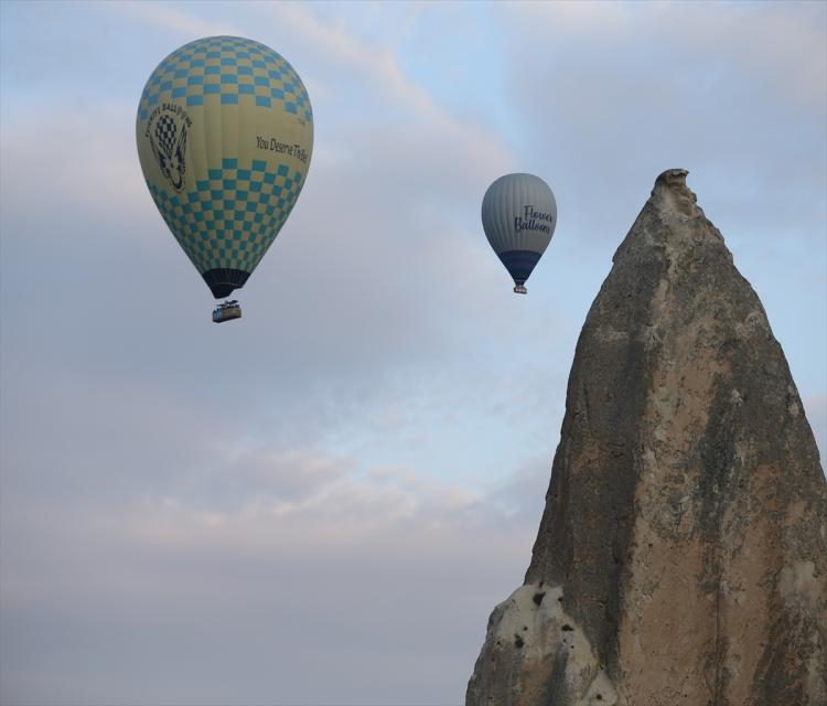 Kapadokya'da nisanda 30 binden fazla turist balon turuna katildiBehçet Alkan