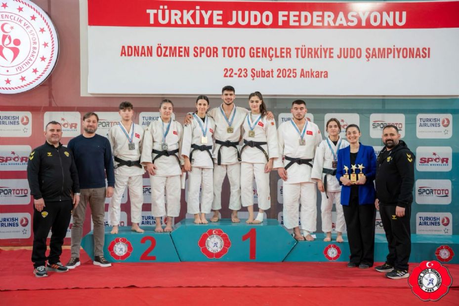 Konya Büyükşehir, Gençler Judo Türkiye Şampiyonası'na Damga Vurdu