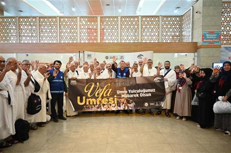 Konya Büyükşehir’in “Vefa Umresi Projesi”nde Üçüncü Kafile Dualarla Uğurlandı