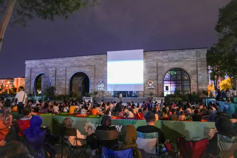 Karatay'da Açık Havada Sinema Etkinliği