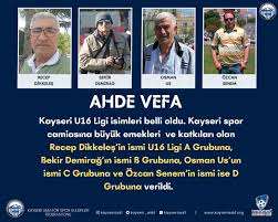 Kayseri ASKF’den ahde vefa örneği