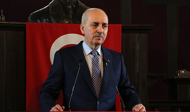 TBMM Başkanı Kurtulmuş: "İnsanların diri diri molozların altında kaldığı ve hep beraber bütün insanlığın seyrettiği bir soykırımla karşı karşıyayız"