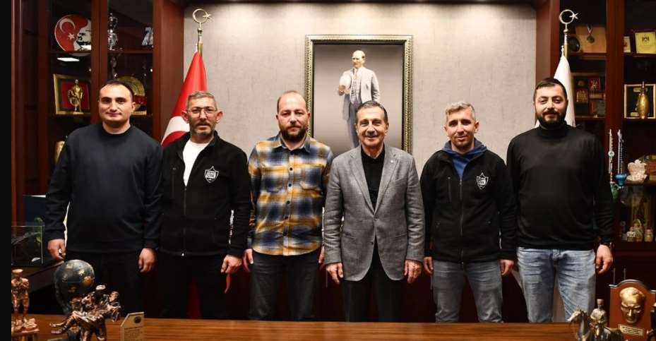 Çukurhisar Spor Kulübü’nden Başkan Ataç’a ziyaret
