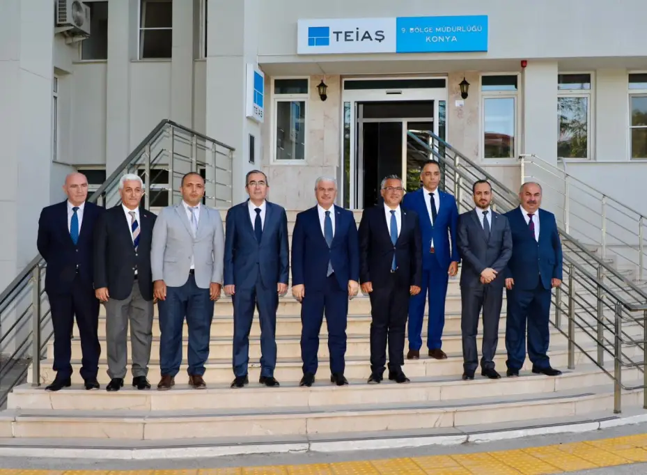 Vali İbrahim Akın, Türkiye Elektrik İletim A.Ş. (TEİAŞ) 9. Bölge Müdürlüğünü Ziyaret Etti 