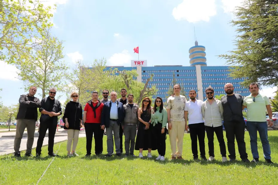 NEÜ Kurumsal İletişim Koordinatörlüğü’nden TRT’ye teknik ziyaret 