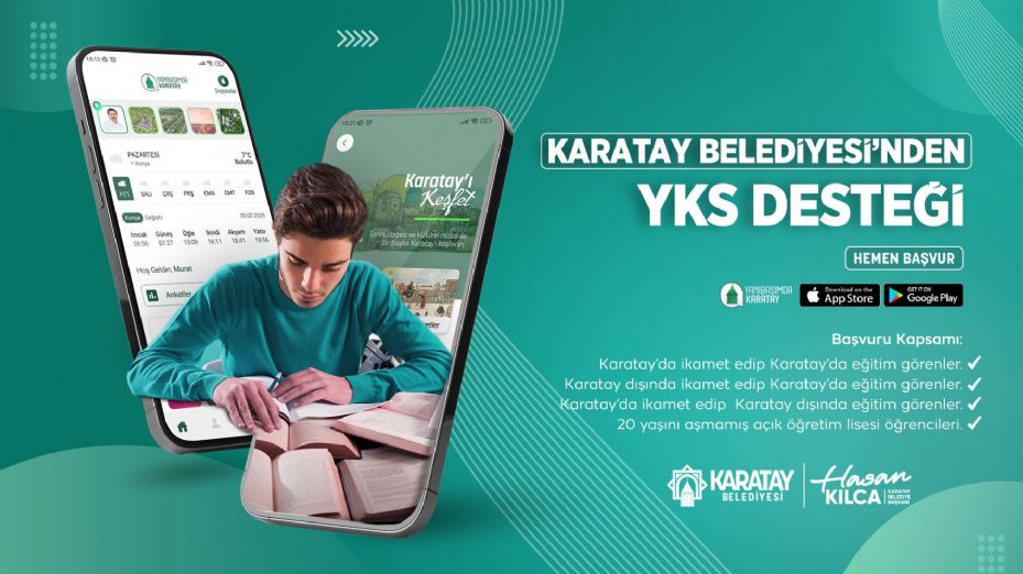 YKS'ye Girecek Öğrencilerin Başvuru Ücretleri Karatay Belediyesi'nden 