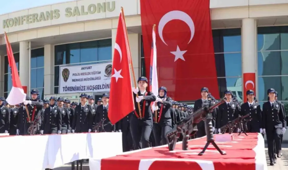 Akyurt POMEM’in yeni mezun kadın polisleri yemin ederek göreve başladı
