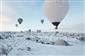 Kapadokya’da balon turuna kar molası