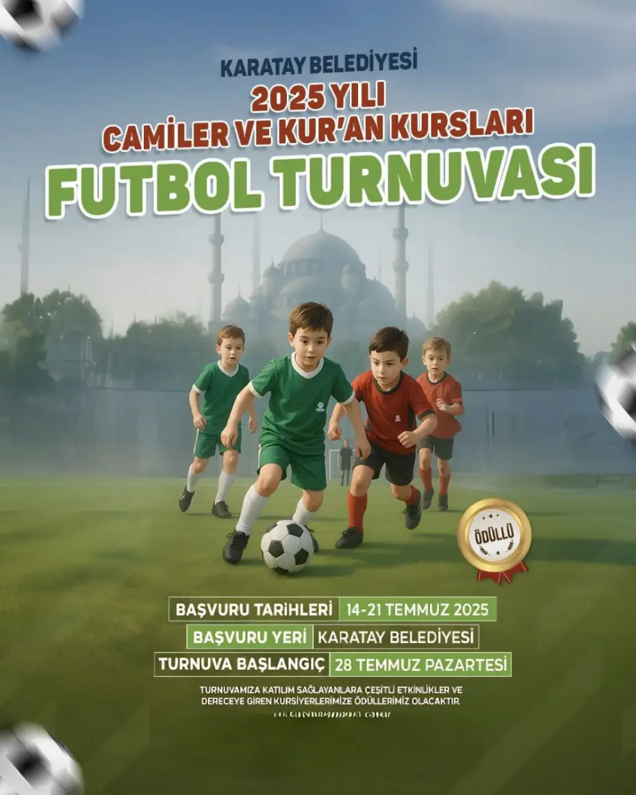 Karatay'da Geleneksel Futbol Turnuvası İçin Kayıtlar Başlıyor