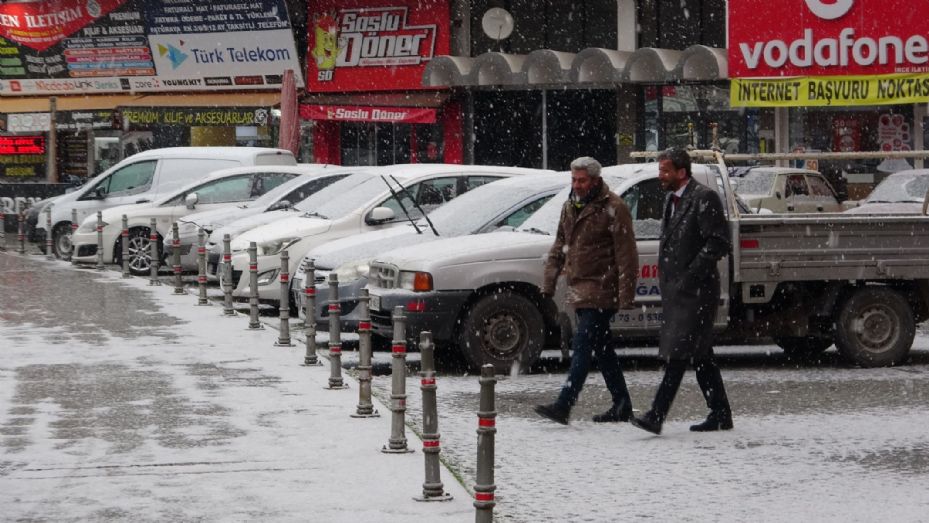  Konya'da kar yağışı başladı