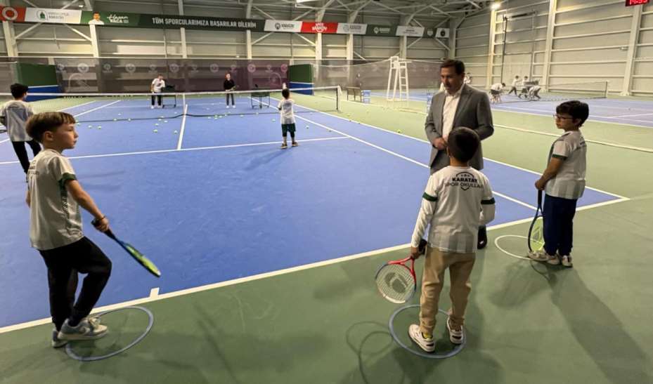 Başkan Kılca'dan Karatay Tenis Kortu'na Ziyaret
