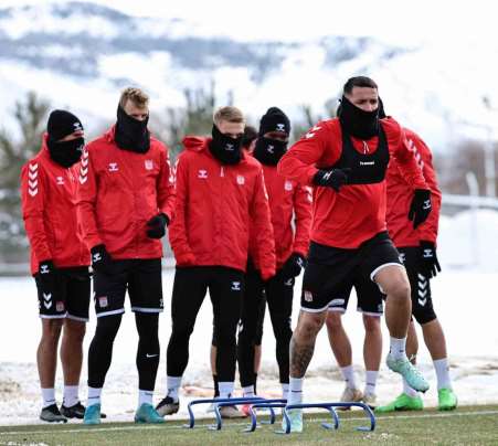 Sivasspor, Beşiktaş maçının hazırlıklarını sürdürüyor