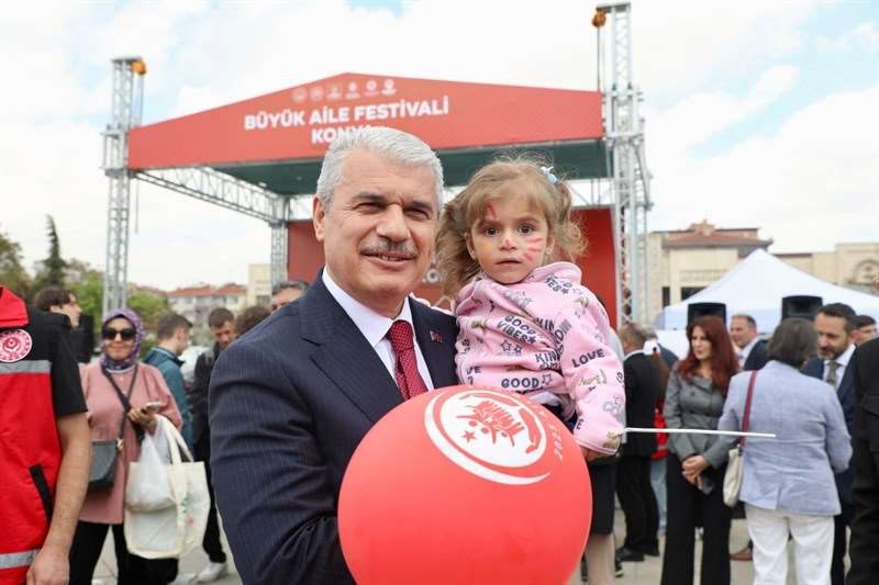 Büyük Aile Festivali Konya'da Yoğun İlgi ile Kutlandı  