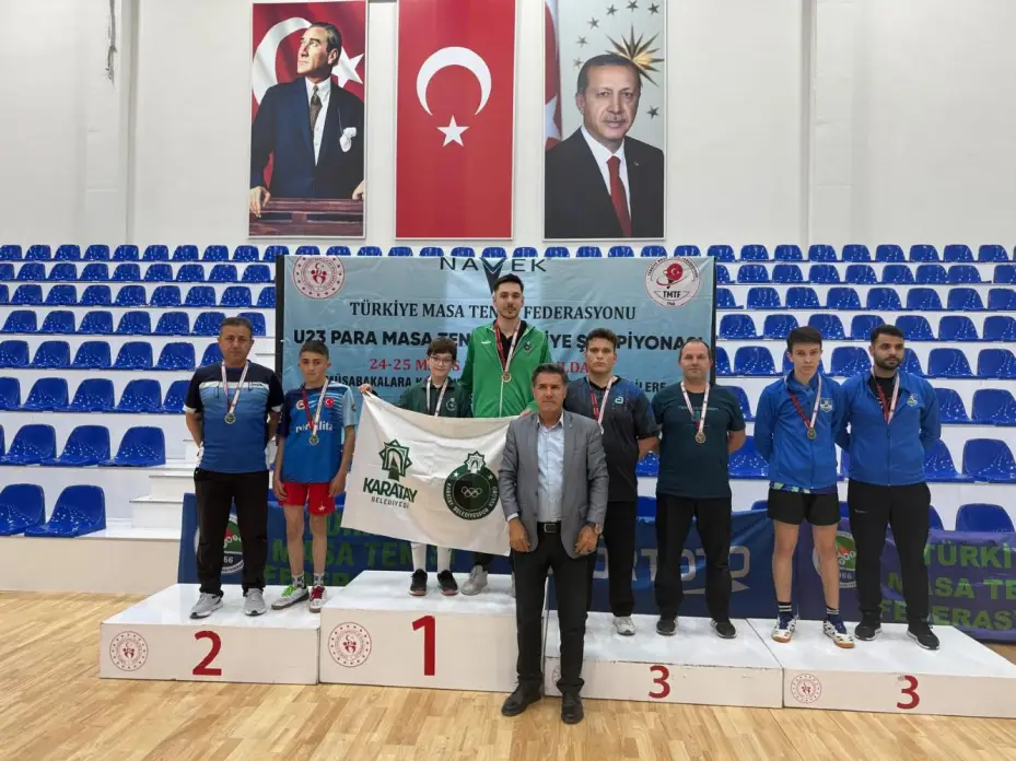 Paralimpik Masa Tenisi'nde Karatay'a Çifte Şampiyonluk
