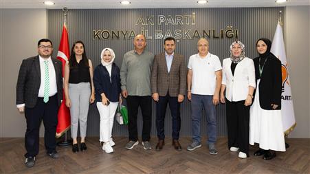 Yeşilay Konya Şubesinden Siyasi Partilere Ziyaret
