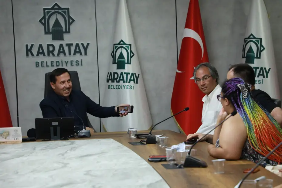 Yabancı Gastronomi Öğrencilerinden Başkan Kılca'ya  Ziyaret