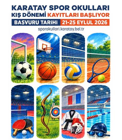 Karatay Kış Spor Okulları'nda Kayıtlar Başlıyor!