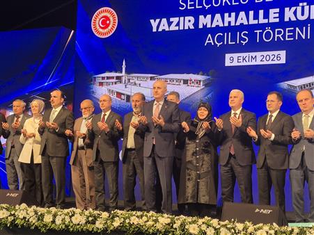 Numan Kurtulmuş’un Katılımıyla Yazır Mahalle Külliyesi Açıldı!