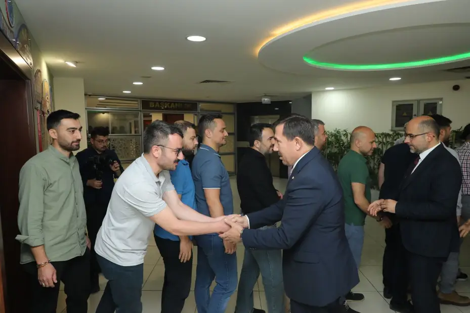 Başkan Kılca, Mesai Arkadaşlarıyla Bayramlaştı