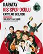 Karatay Kış Spor Okulları'nda 1.Dönem Kayıtları Başlıyor