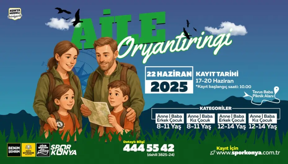 Konya Büyükşehir'den Ailece Doğayla Buluşma Fırsatı