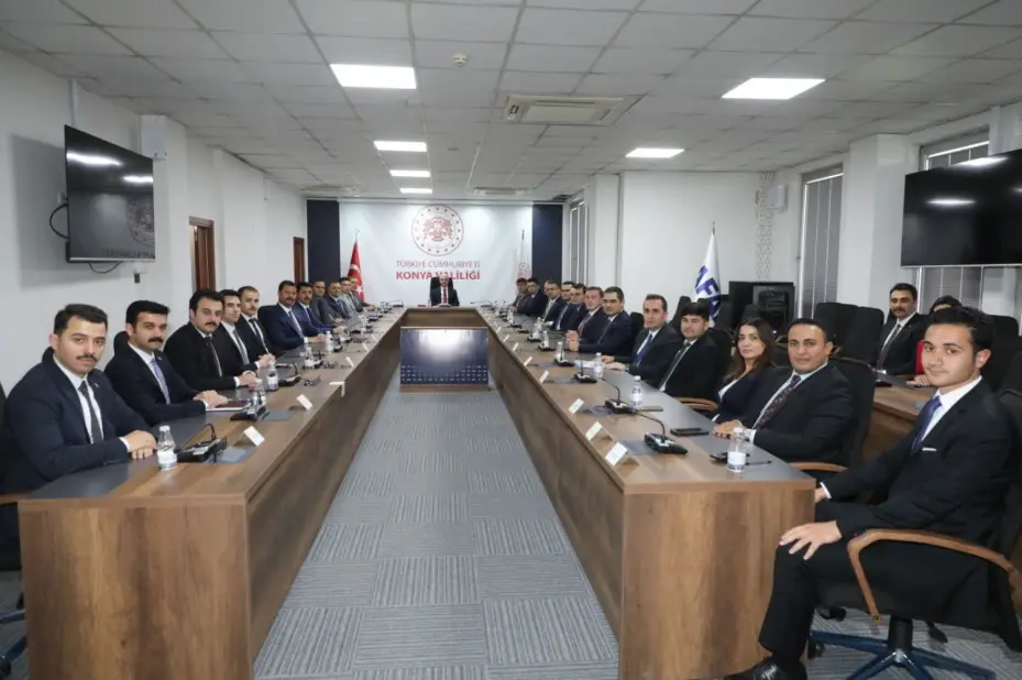Kaymakamlar Toplantısı Vali İbrahim Akın Başkanlığında Gerçekleştirildi 