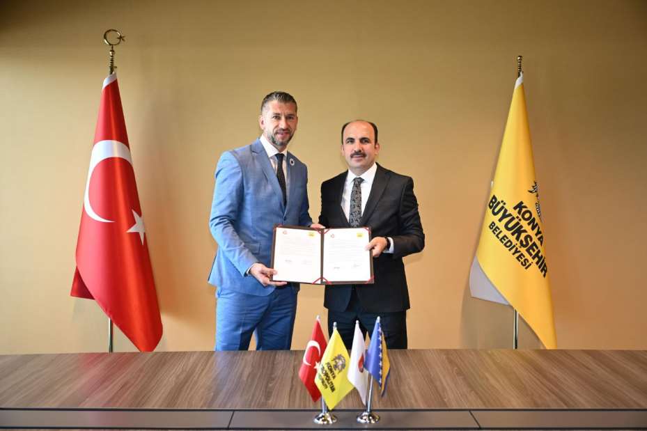 Konya Büyükşehir ile Bosna Hersek İliyaş Belediyesi Arasında Kardeş Şehir Protokolü İmzalandı