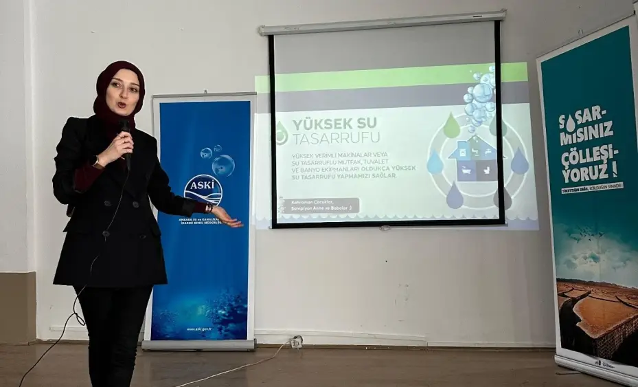 ASKİ, 3 bin 300’den fazla öğrenciye "su tasarrufu" bilincini aşıladı