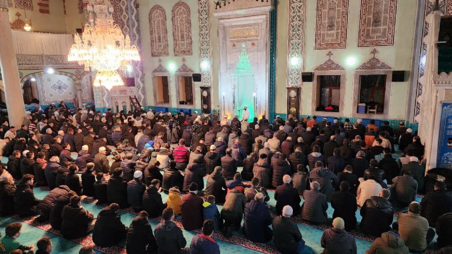 Reşadiye Camii’nde Berat Kandili idrak edildi