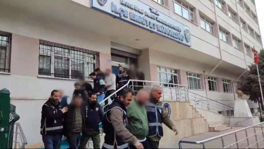 Konya’da suç örgütüne operasyon: 5 tutuklama
