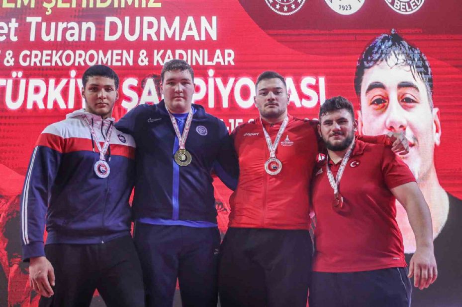 U23 Grekoromen Türkiye Güreş Şampiyonası tamamlandı