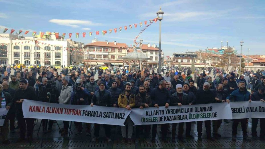 Konya Sivil Toplum Kuruluşları Platformundan Gazze tepkisi