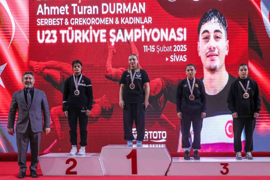 U23 Kadınlar Türkiye Güreş Şampiyonası sona erdi