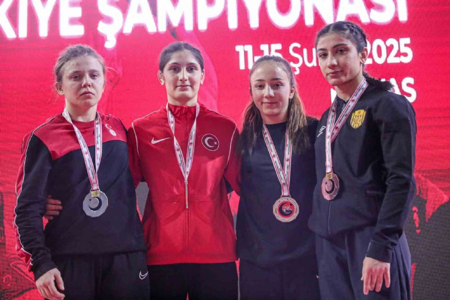 U23 Kadınlar Türkiye Güreş Şampiyonası sona erdi