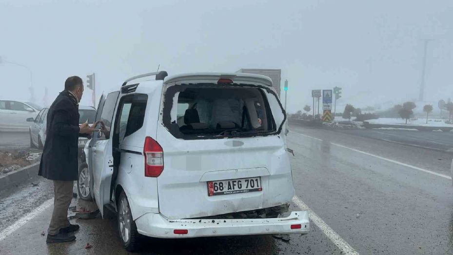 Nevşehir’de yoğun sis kazaya neden oldu: 4 yaralı