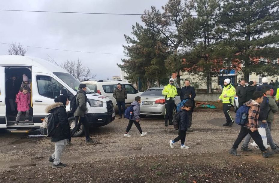 Kırıkkale’de öğrenci servislerine denetim