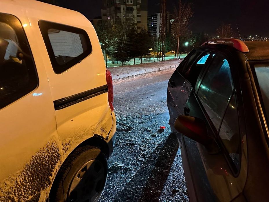 Kayseri’de zincirleme kaza: 1 yaralı