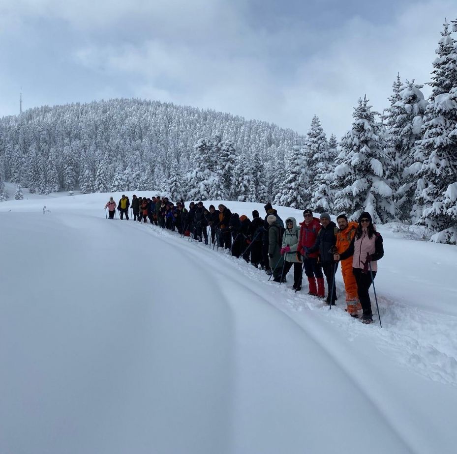 Kırıkkaleli dağcılar Ilgaz Dağı’na tırmandı