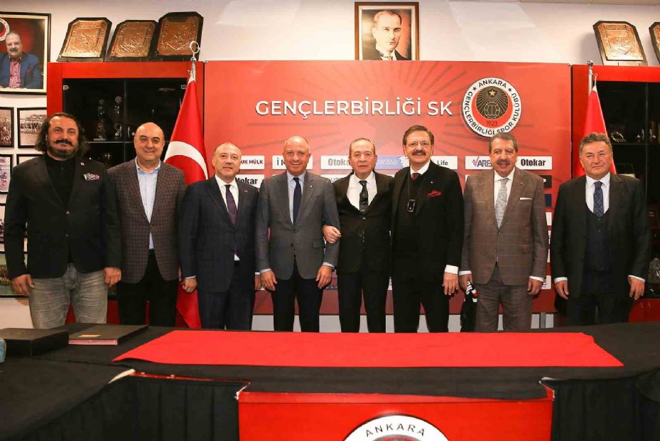 TOBB Başkanı Hisarcıklıoğlu’ndan Gençlerbirliği’ne ziyaret