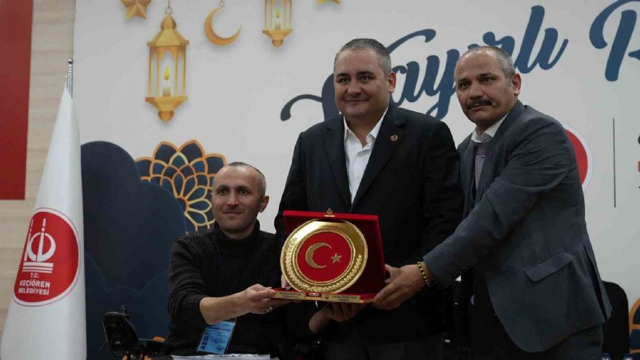 Keçiören Belediye Başkanı Özarslan, sporcularla iftarda buluştu