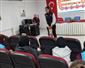 Kız öğrenci yurdunda afet bilinci ve yangın farkındalık eğitimi verildi