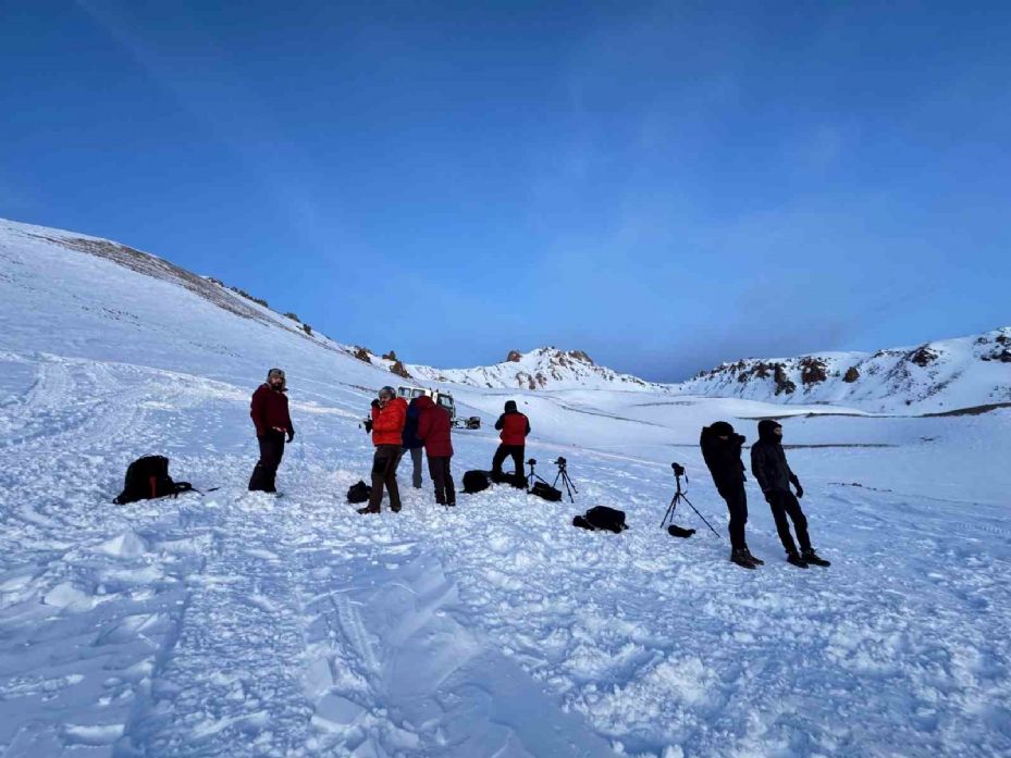 Erciyes’in zirvesinde foto safari