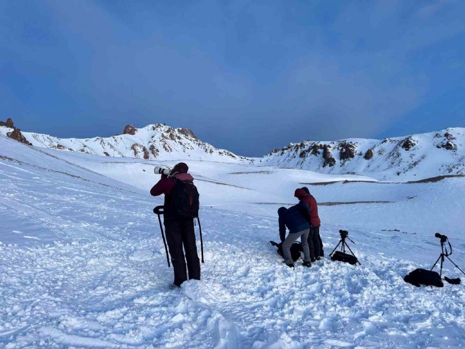 Erciyes’in zirvesinde foto safari