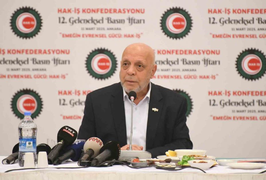 HAK-İŞ Genel Başkanı Arslan: "Asgari Ücret Tespit Komisyonunda kimin olduğundan ziyade komisyonunun yapısına itirazımız var"