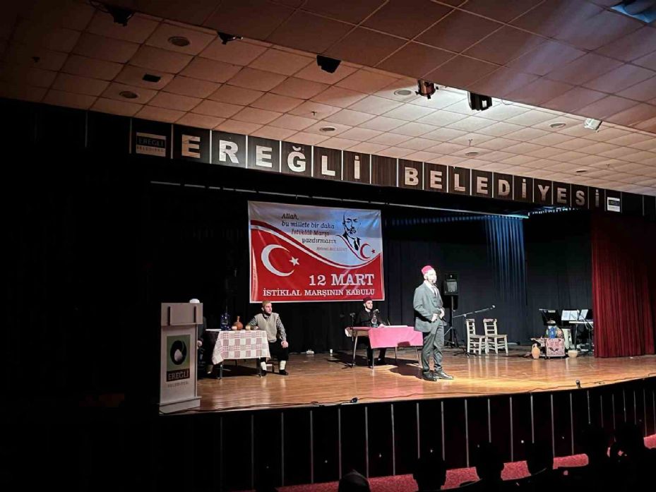 Ereğli’de İstiklal Marşı’nın kabul yıl dönümü programı