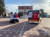 Büyükşehir’den Beylikova’ya otobüs ve cenaze aracı hibe edildi