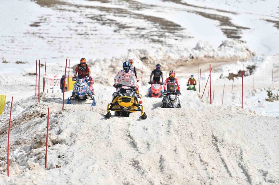 Erciyes’te Dünya Kar Motosikleti Şampiyonası heyecanı başladı